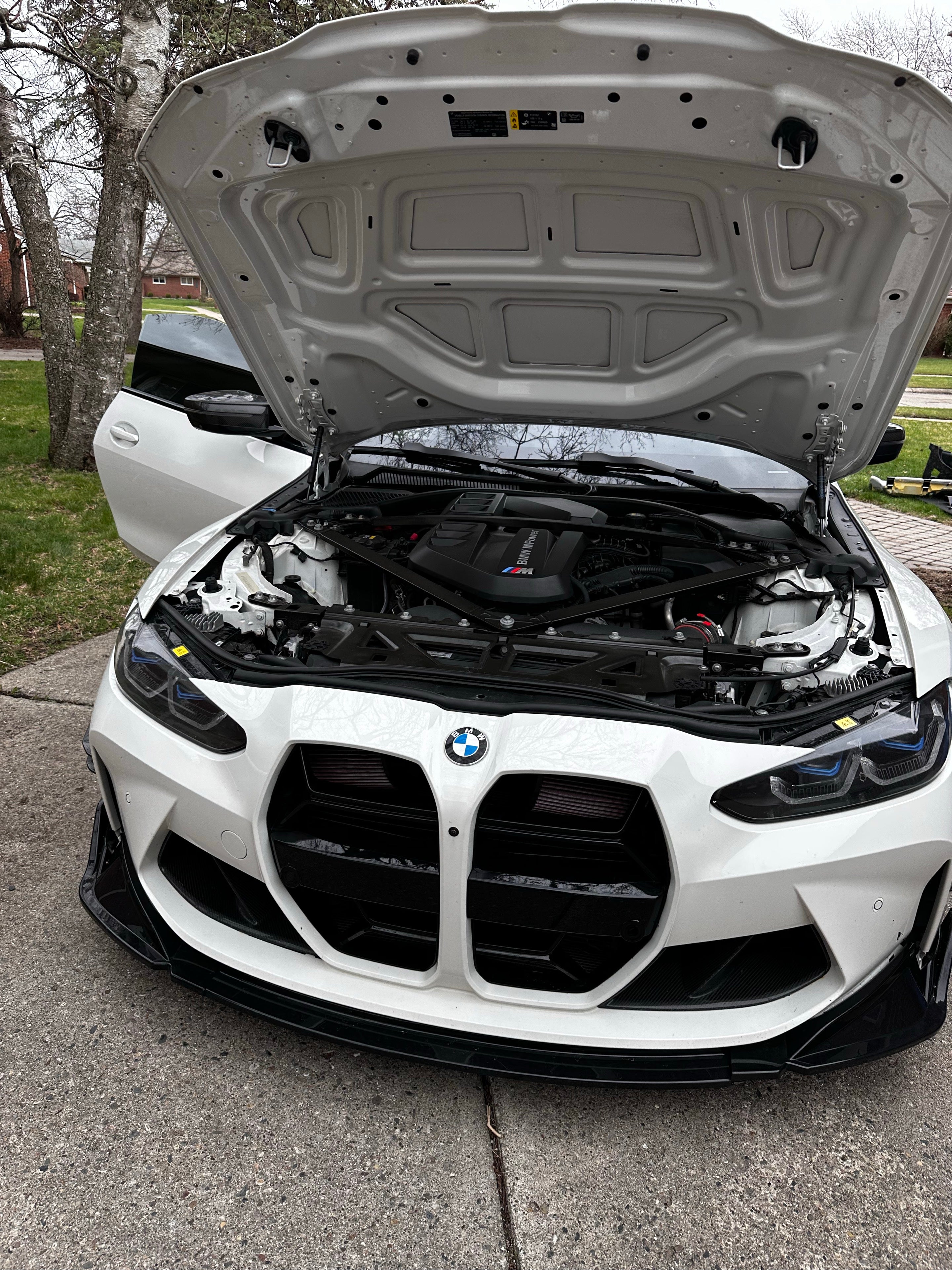 BMW performance vehicle during a Corsa Nero kill switch installation